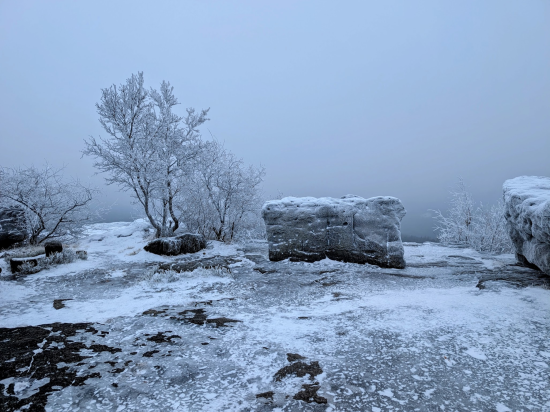 Zimní trail kolem Snežníku