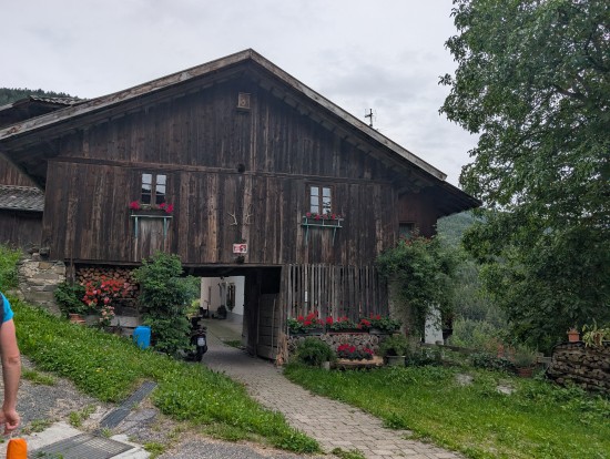 Stavení po cestě